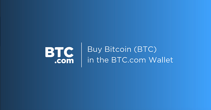 Buy Bitcoin Btc With Your Credit Card In The Btc Com Wallet - 