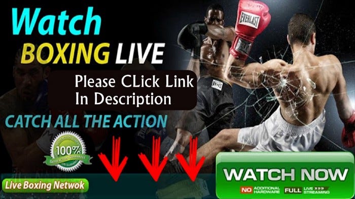 free boxing stream