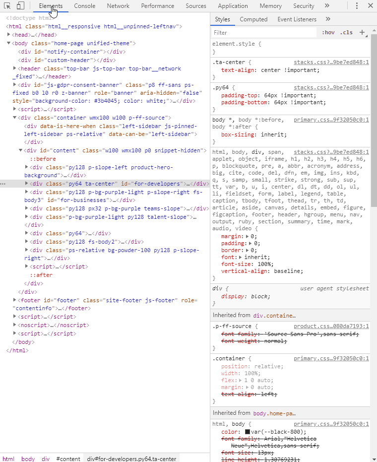 Using Lighthouse to audit pages