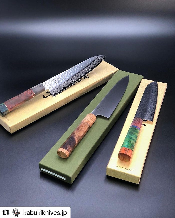 Types and uses of Japanese kitchen knives