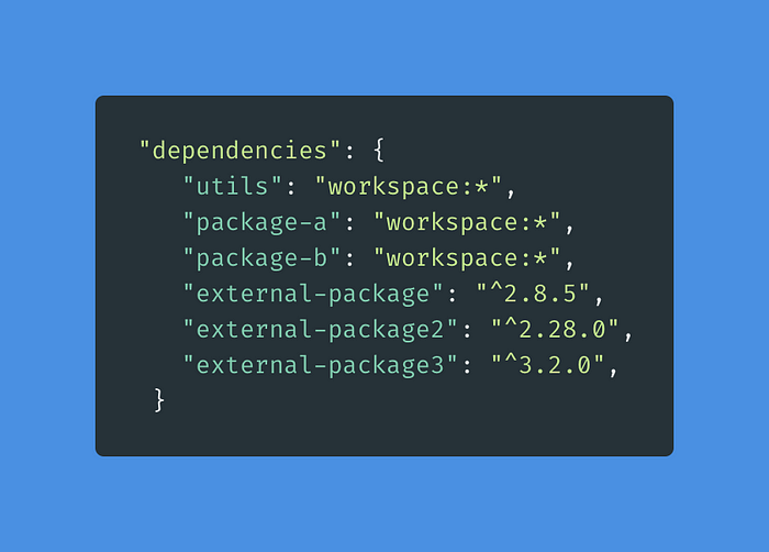 Example of package.json