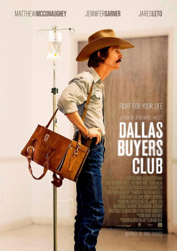 電影 從藥命俱樂部dallas Buyers Club 2013 談藥與毒 Owen