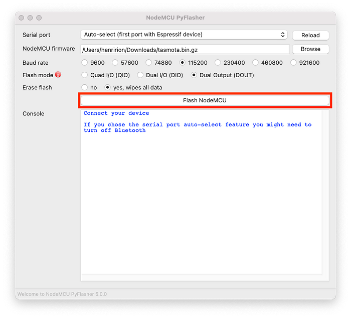NodeMCU Config