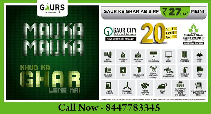 Gaur Siddhartham New offer