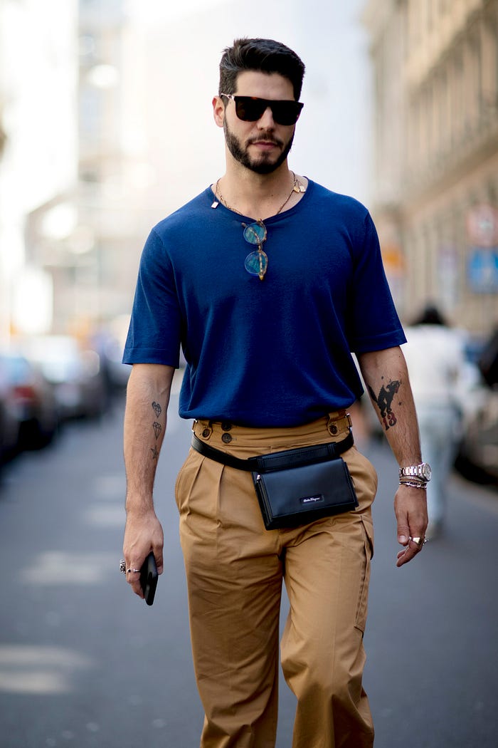 fanny pack trend men