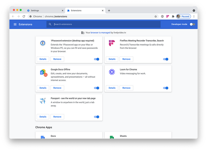 google docs for mac addon chrome