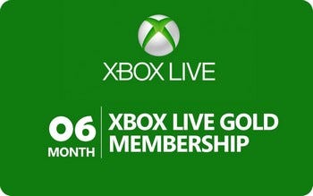 xbox live 6 month digital code