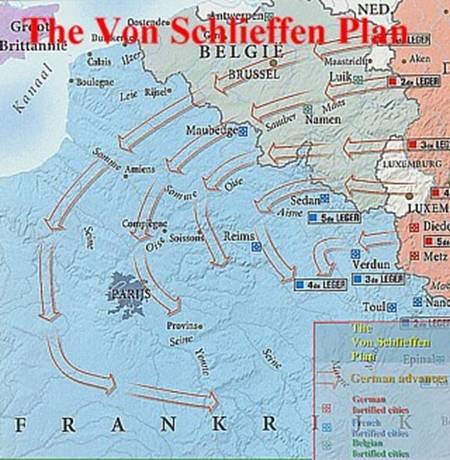 What Aspect Of The Schlieffen Plan Is Illustrated By This Map - Maps ...