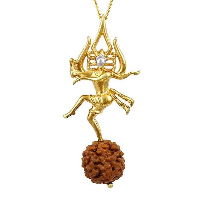Sterling Silver Lord Shiva Tandav with 