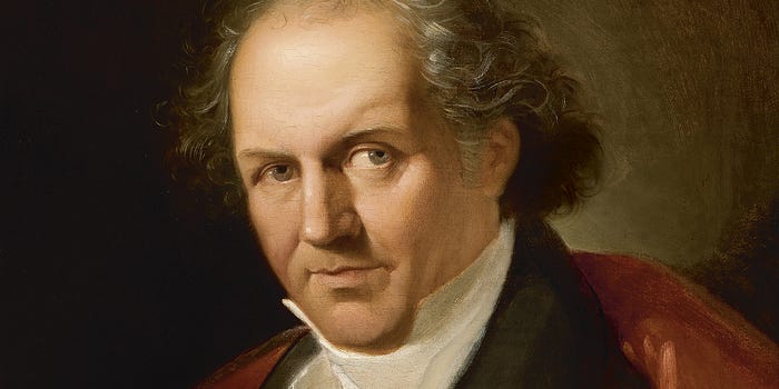 A painted portrait of Bodoni by Giuseppe Lucatelli