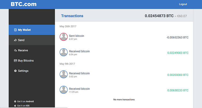 Buy Bitcoin With Your Btc Com Wallet The Btc Blog - 