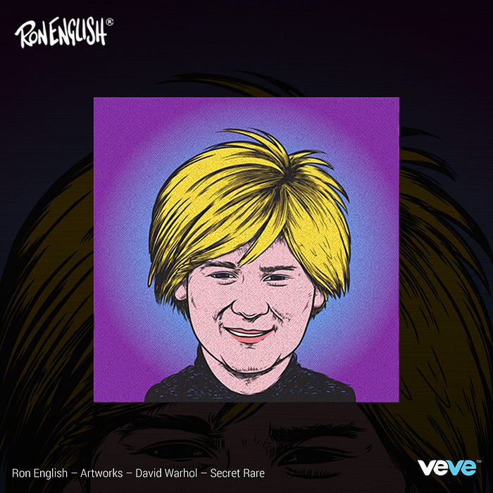 VeVe Artworks: Ron English — David Warhol 3