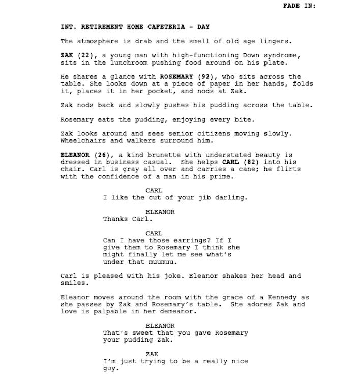 Page One “The Peanut Butter Falcon” (2019) Go Into The Story