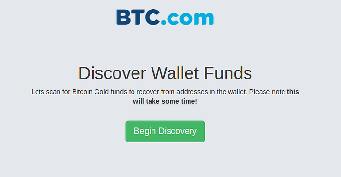 Btc Com S Bitcoin Gold Recovery Tool The Btc Blog - 