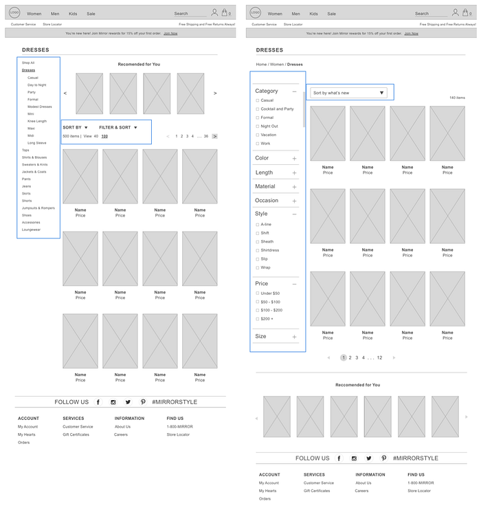 Retail Website Design. An experience design case study for the… | by ...