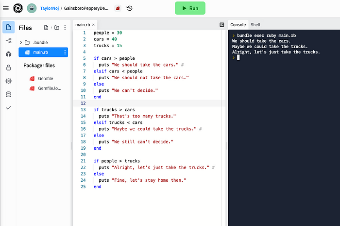 pair programming in replit