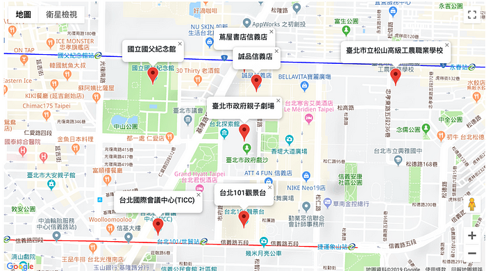 google map info window