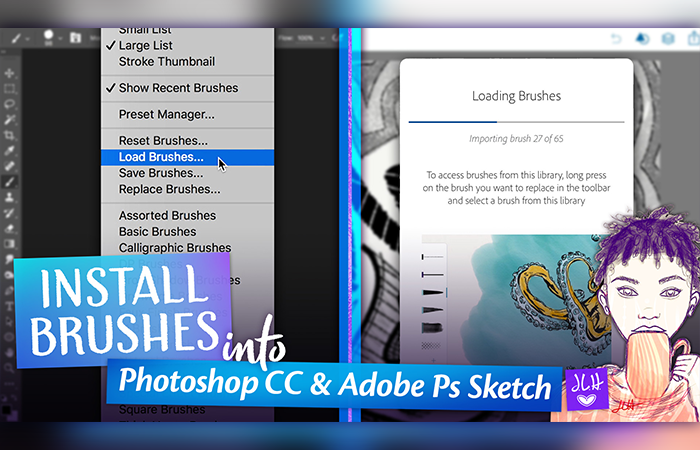 How To Install Brushes in Photoshop CC | by Jasmine Lové | Medium