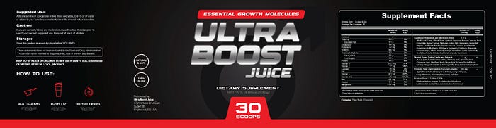 Ultra Boost Juice Male Enhancement