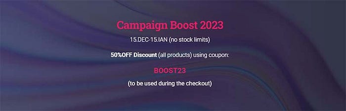 AppSeed — Boost 2023 Campaign 50%OFF