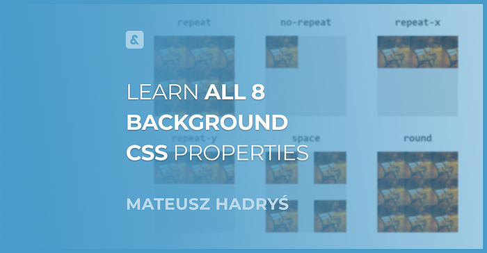 The Fastest Way to Set CSS Backgrounds • Mateusz Hadryś • Blog