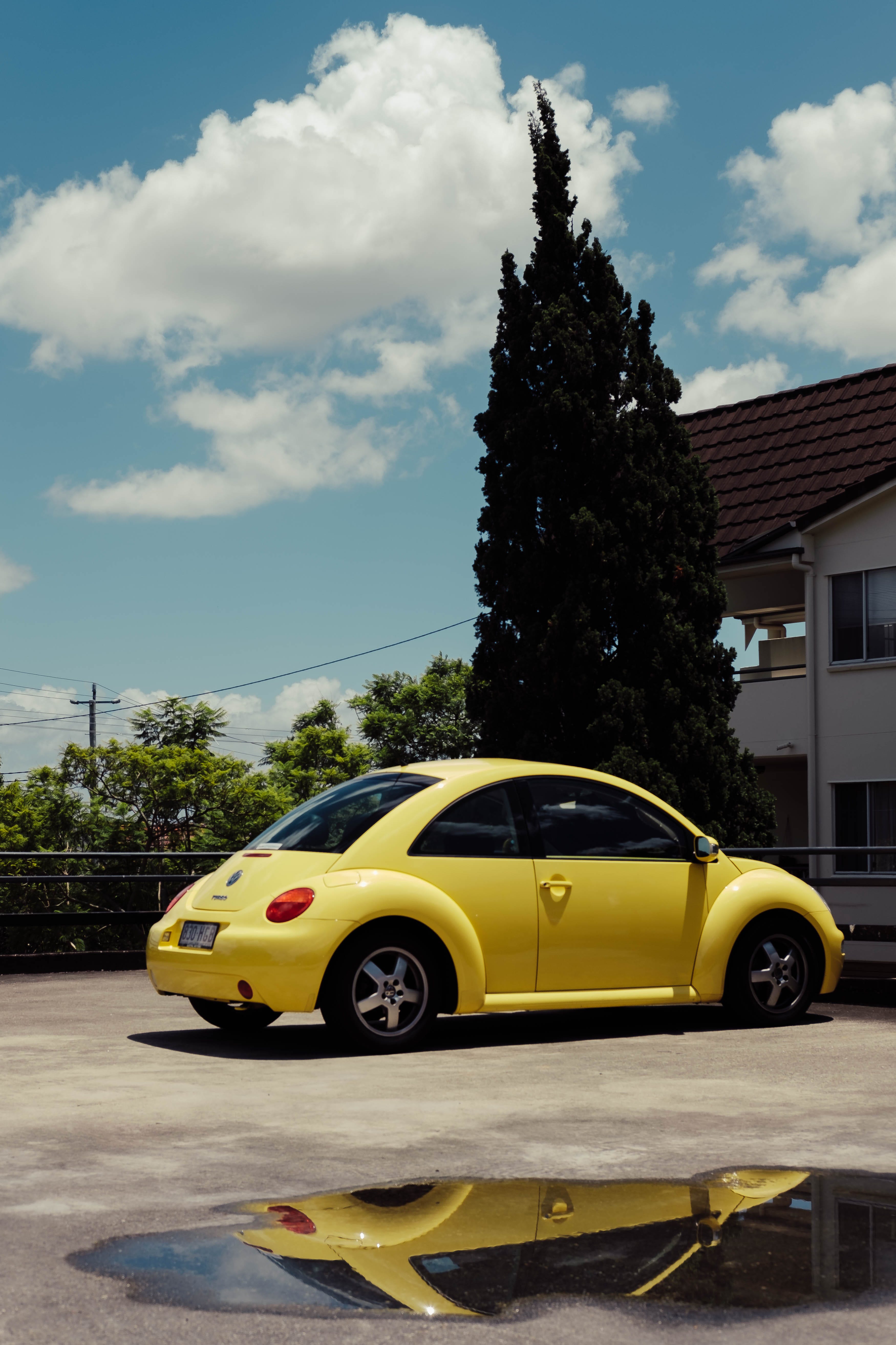 yellow punch buggy