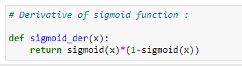 Figure 66: Finding the derivative of our sigmoid function