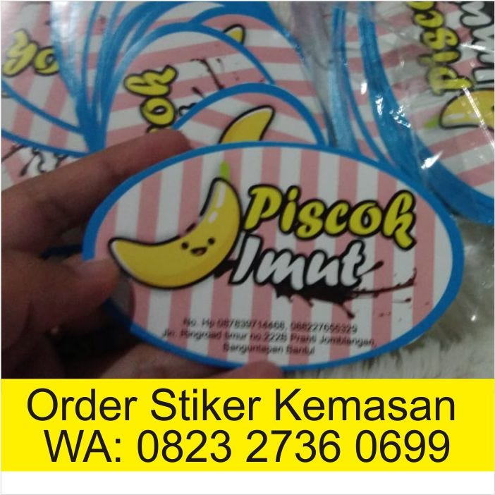 0823 2736 0699 Cetak Stiker Kemasan Bekasi Rovi Susan Medium