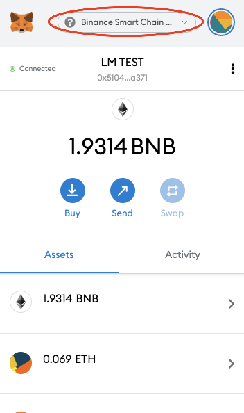 bep 20 token metamask