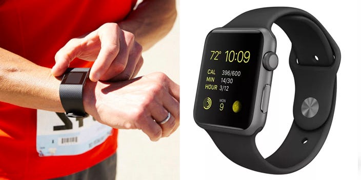 fitbit surge vs apple watch