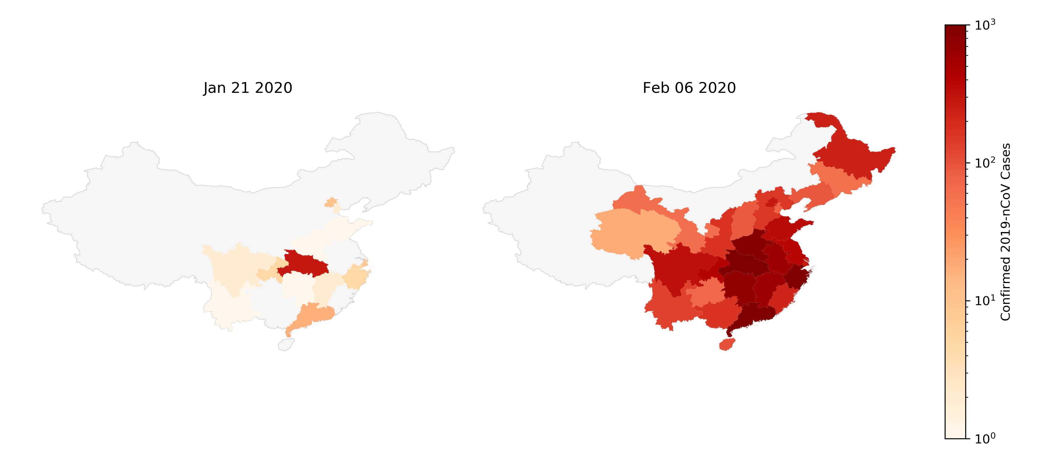 Visualizing The Spread Of The 2019 Coronavirus With Python