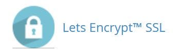 The cPanel Lets Encrypt™ button