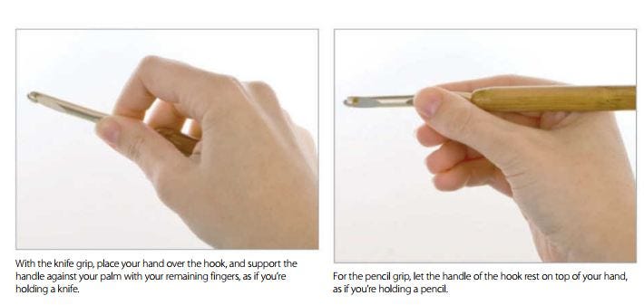 Getting Started Holding Your Hook And Yarn Crochet Filet By Crochet Filet Medium