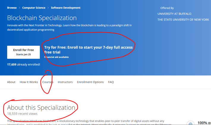 My Overview On Coursera’s Blockchain Specialization Courses
