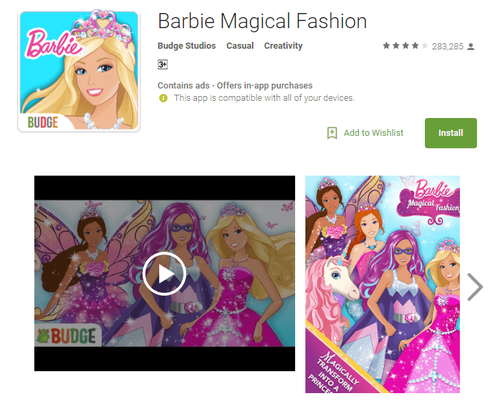 barbie puzzle games 2017