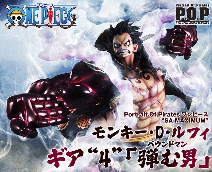 Portrait Of Pirates One Piece Sa Maximum Monkey D Luffy Gear 4 Bounce Man By 199us Medium
