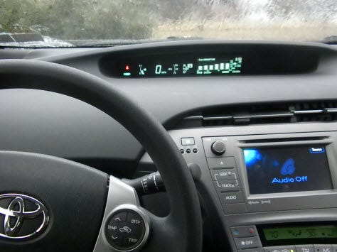 Toyota prius’ driving board