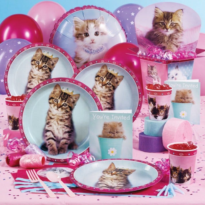 Kitten Birthday Party Supplies Turn Your Party Into Feline Fantasy By Discount Party Supplies Medium