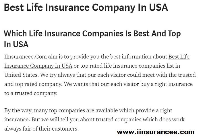 Best Life Insurance Company >> Best Life Insurance Company In Usa Rohit Rana Medium Best Life Insurance Company >> Best Life Insurance Company In Usa Rohit Rana Medium