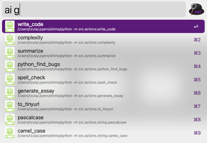 OpenAi/ChatGPT in Alfred workflow to get rid of Grammarly/WordTune | by ...