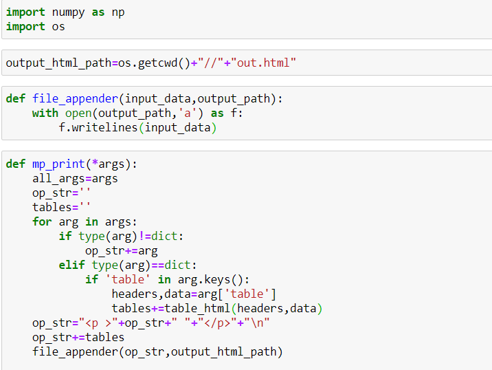 How to write python code to generate simple html report for some scenarios  like piping some output | by Kasinath Reddy | Analytics Vidhya | Medium