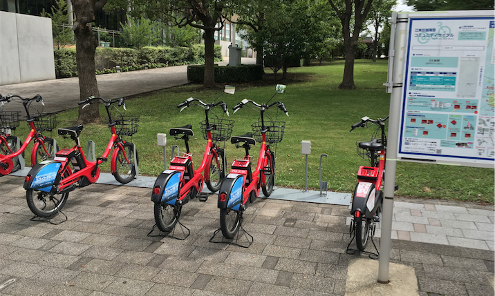 東京都内でレンタルサイクルに乗ってみた. スマホで予約し、24時間 