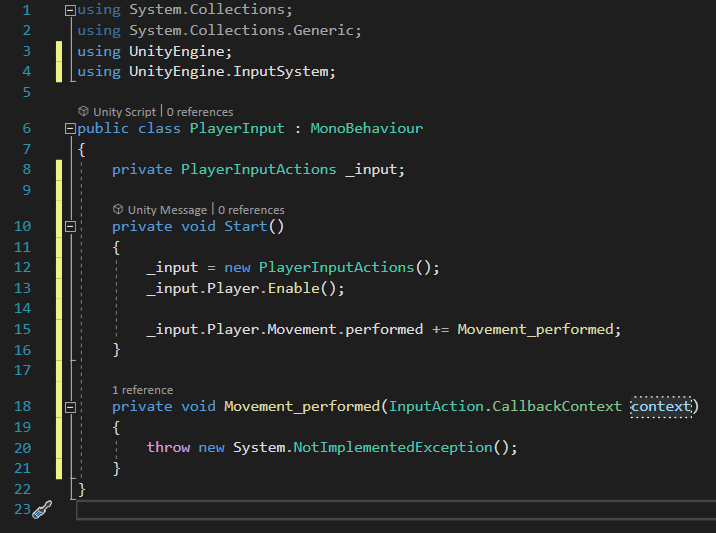 Scripting Movements. New Input System | Scripting | by Jordantkay ...
