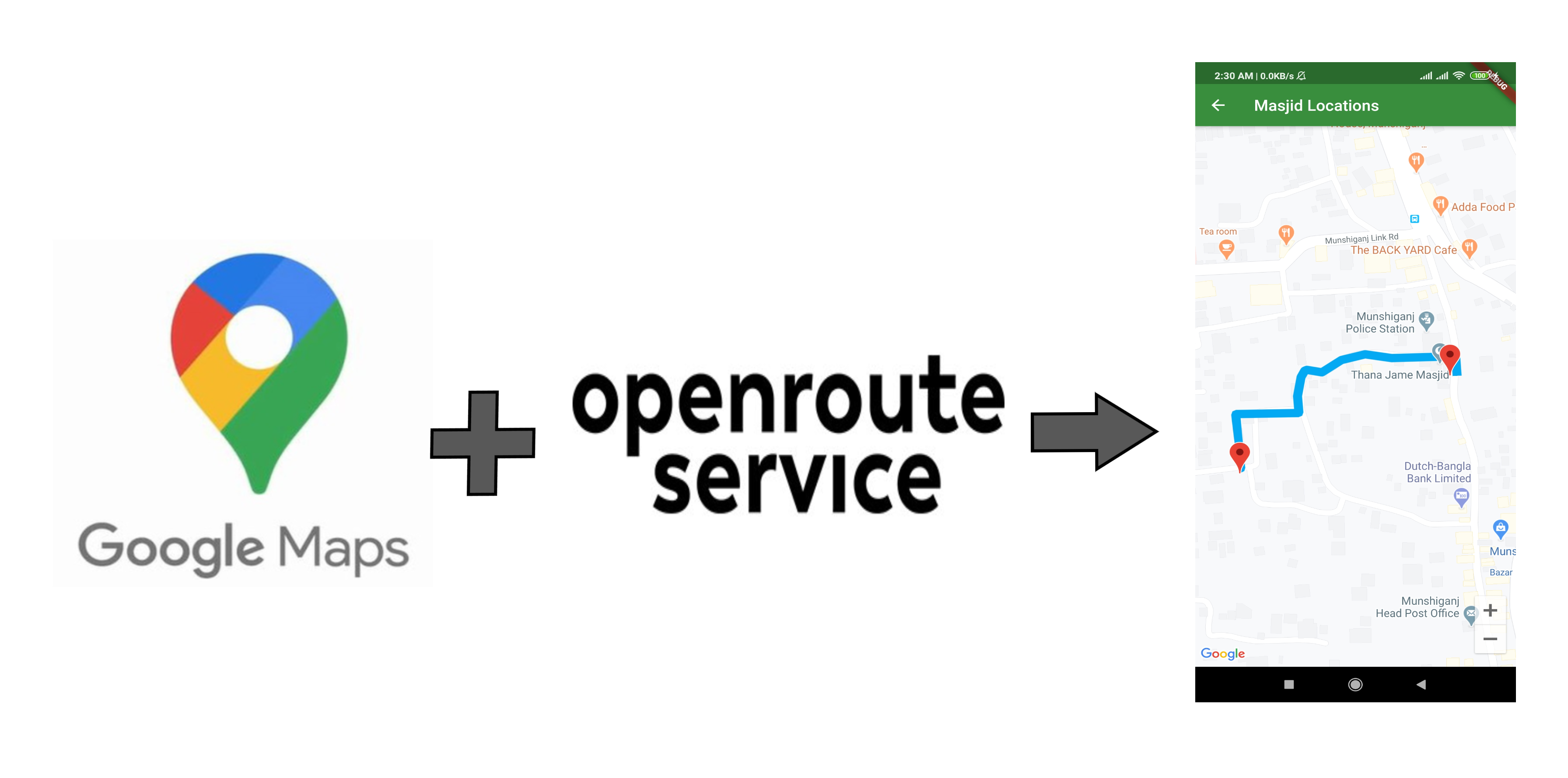 Drawing Route Direction In Flutter Using Openrouteservice Api And Google Map By Arafat Rohan Medium