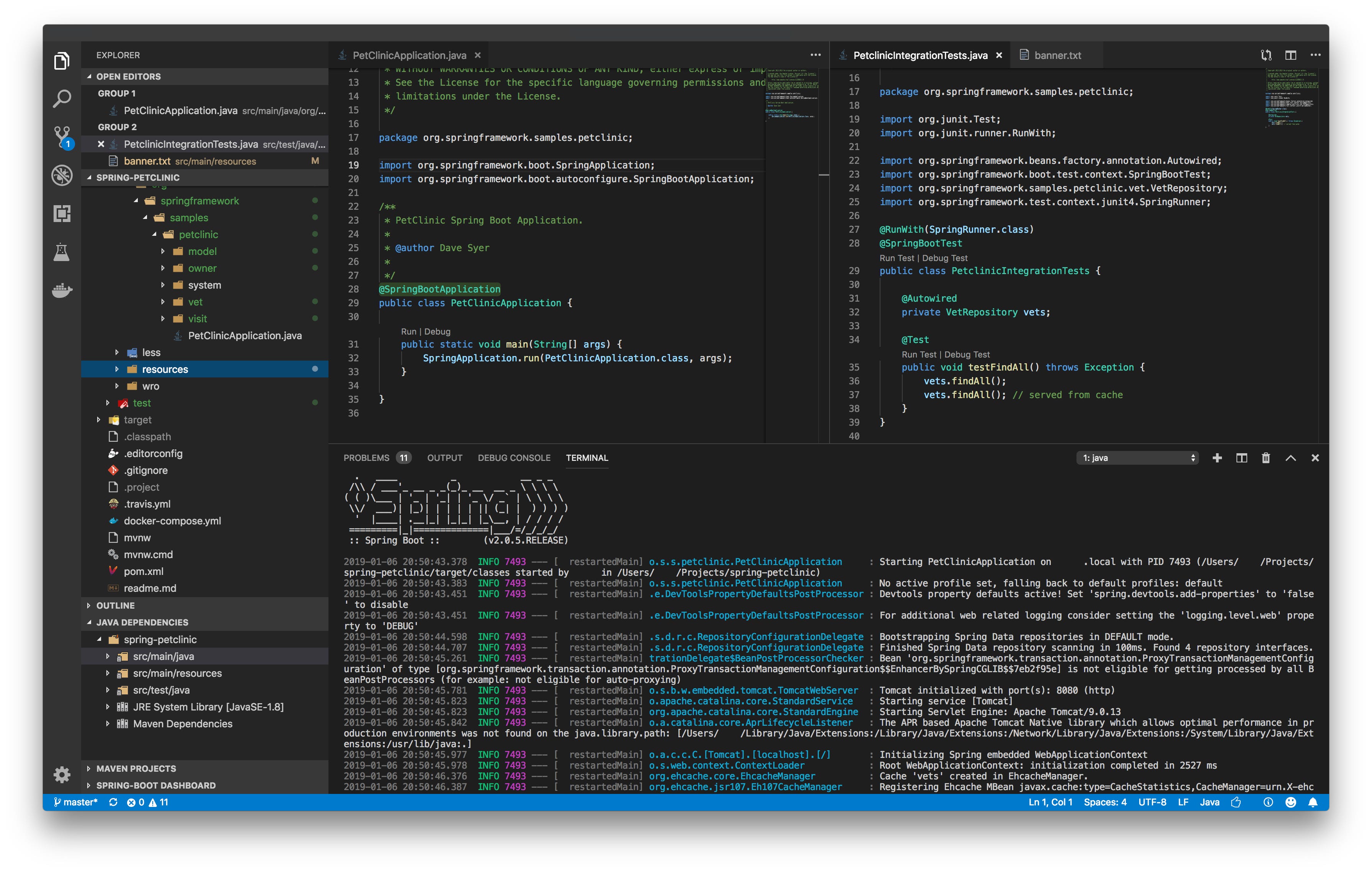 Spring-Boot with Visual Studio Code 