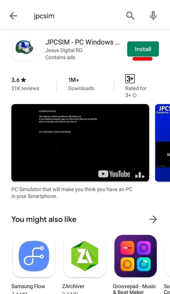Install JPCSIM