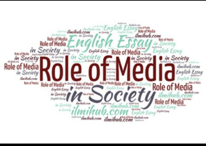 role of media essay in english