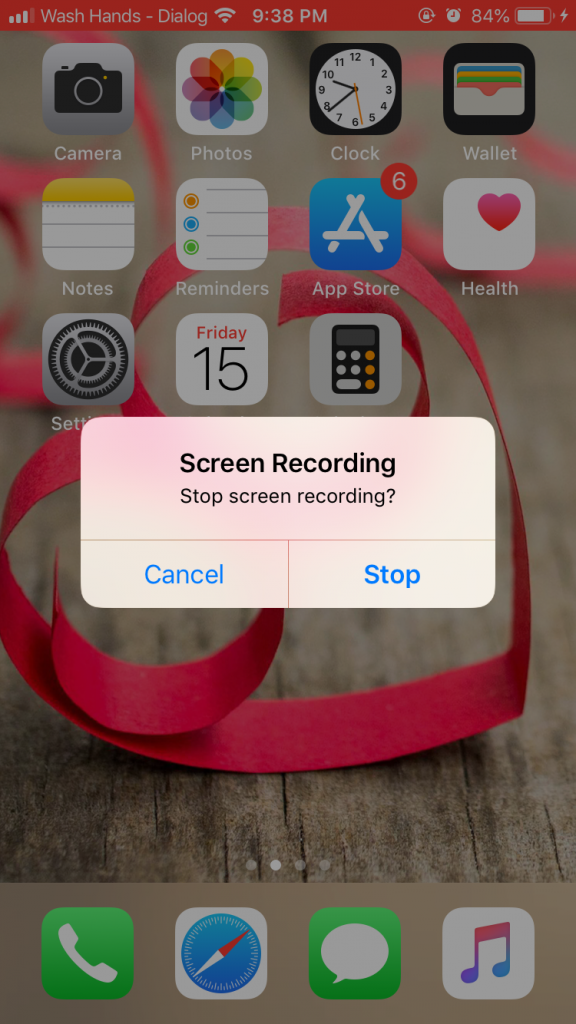 screen record on iphone 6,7