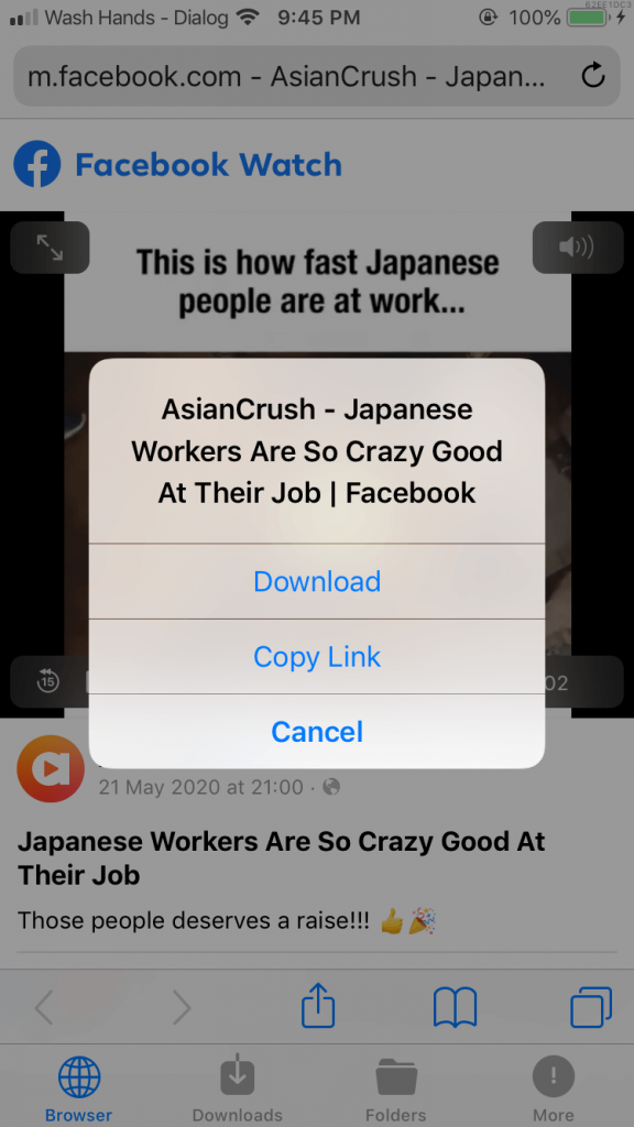 click download