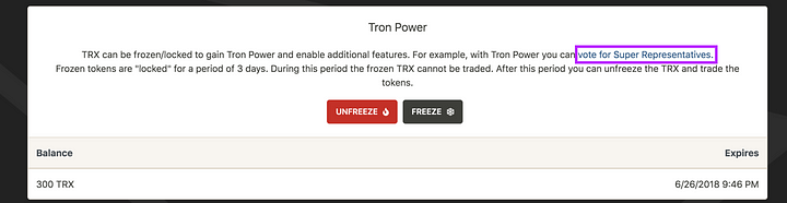 Analysis of TRON